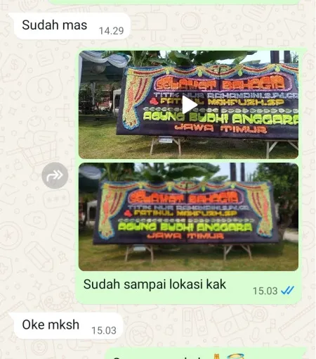 Pengiriman Papan Bunga Rs Fatmawati