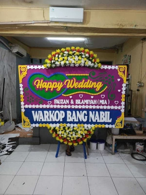 Papan Bunga di Rs Fatmawati