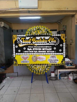 Papan Bunga di Rs Fatmawati