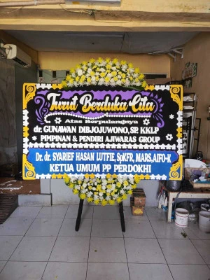 Papan Bunga di Rs Fatmawati